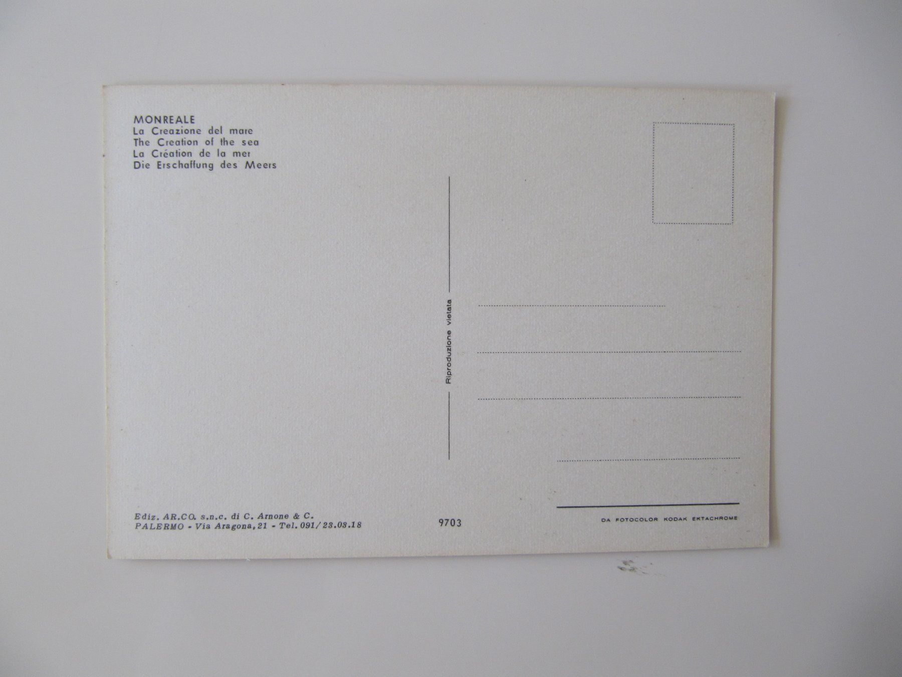 Cartoline postali: Alte Postkarten Monreale  ungelaufen #PK 3 – Nuovo (secondo la descrizione) da Basel venduto da Kuba2 6