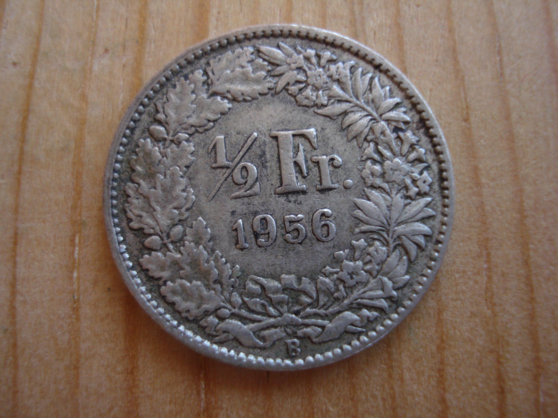 Tutti le monete: (P2) 1/2 Franken 1956 – Usato da Erlach venduto da Net-Coins