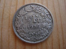 (P2) 1/2 Franken 1956