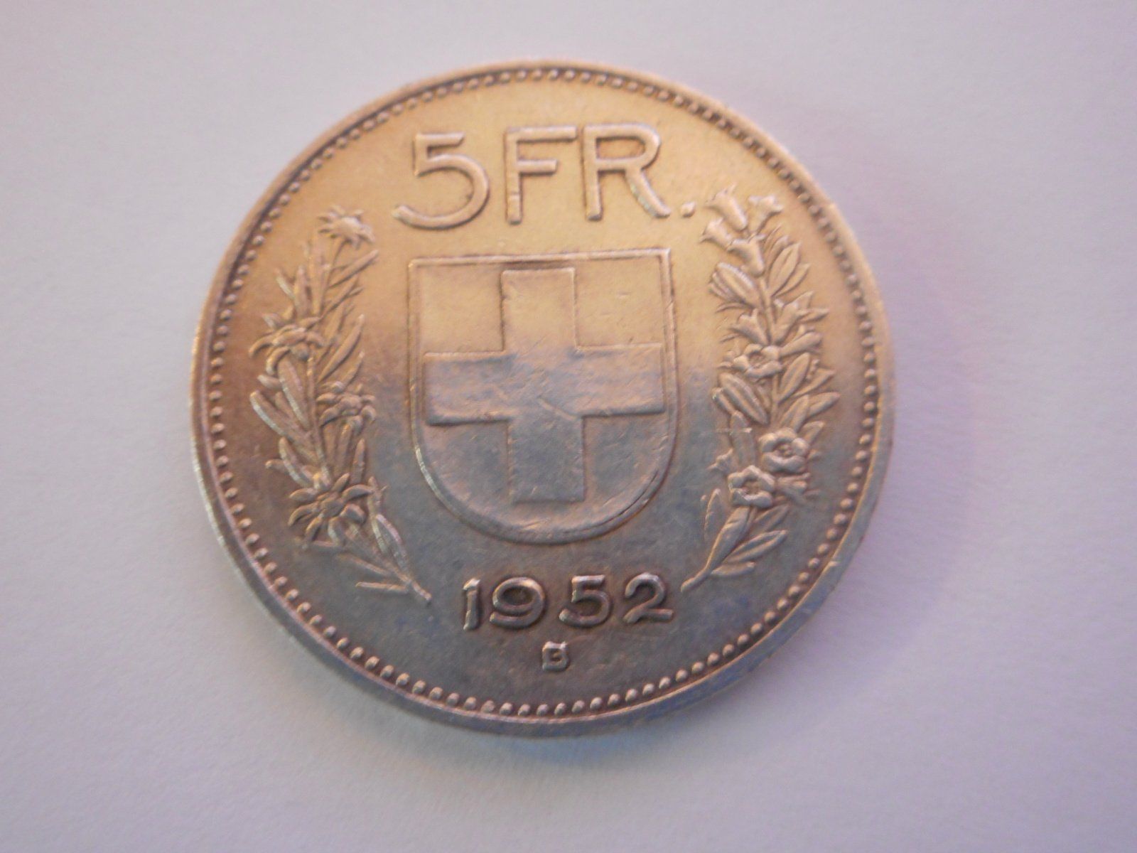 Alle Münzen: 5 Fr. 1952 silber – Gebraucht aus Kriegstetten von pizlad2010 1