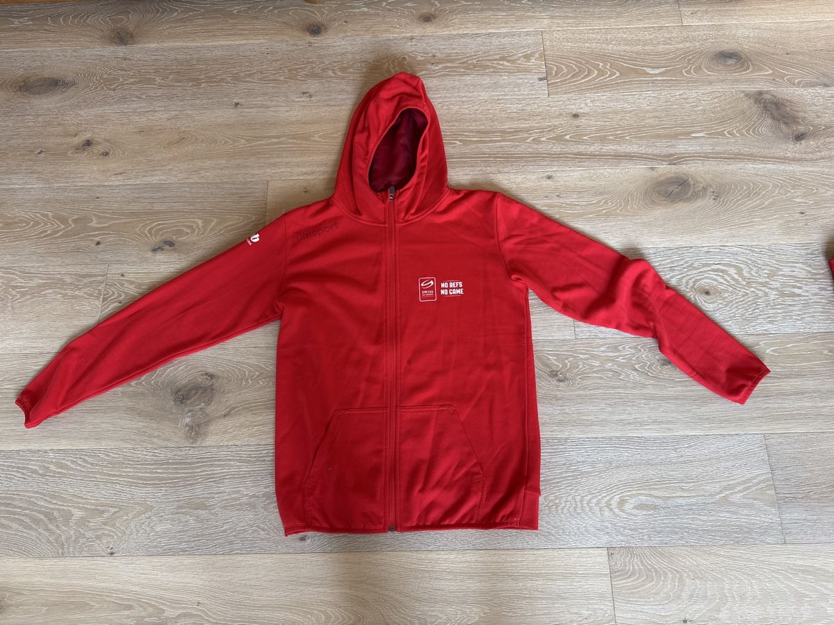 Jacken: Uhlsport Jacke Rot Grösse M/M – Gebraucht aus Schlierbach von Lega1