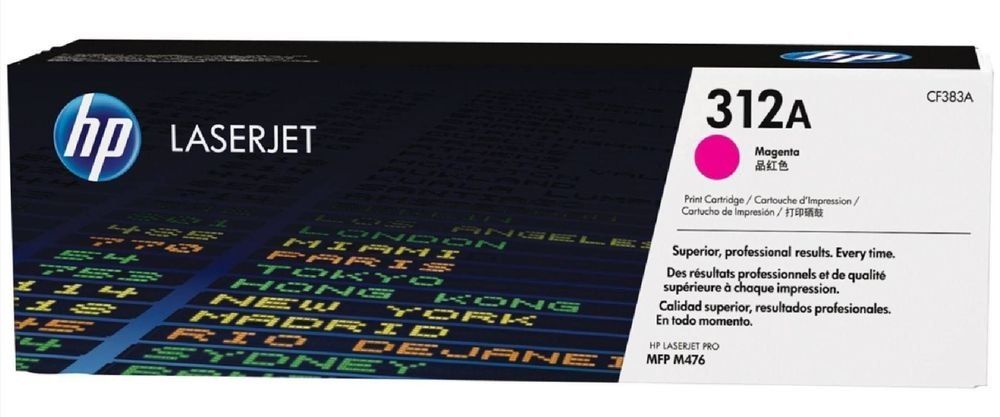 Hewlett Packard Cartucce per stampanti & toner: HP 312A magenta Toner – Nuovo e nell'imballaggio originale da Ecublens VD venduto da Netfinity