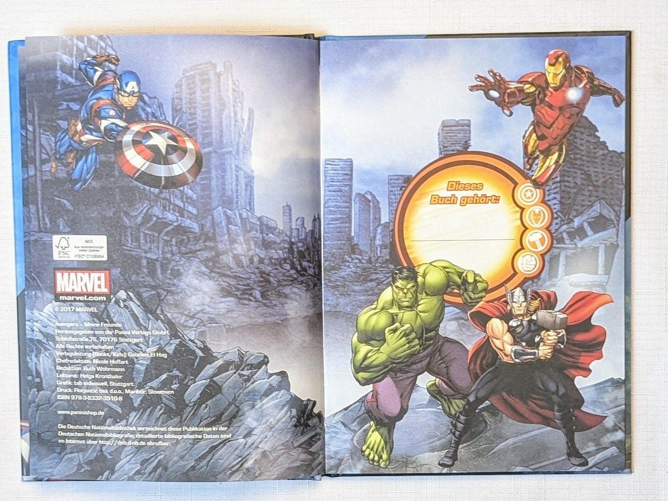 Livres: Marvel Avengers Freundebuch - Freundschaftsbuch – Neuf (Voir description) à Wängi par ABIZONE-86 1