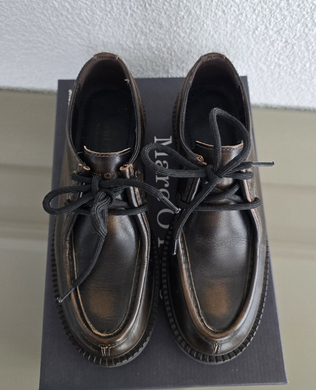 Marc O'Polo Scarpe da donna: Loafer Marco Polo 37 braun Leder – Nuovo (secondo la descrizione) da Untereggen venduto da cla_kb2w 1