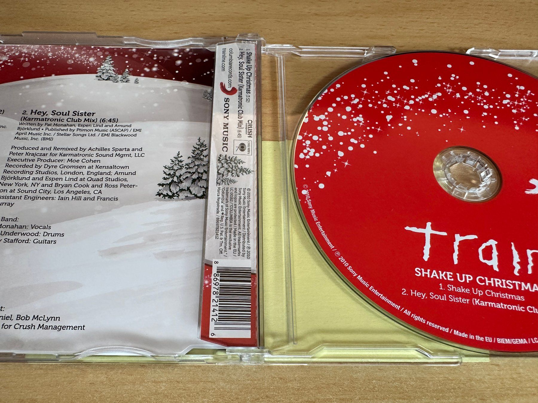 CD: Train – Shake Up Christmas - Single CD – Usato da Rikon im Tösstal venduto da Alpenmutz 1