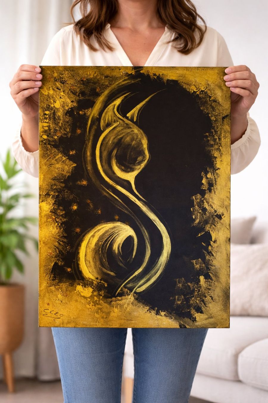 Dipinti: Cat - Bild von Cleo 50 x 70cm – Nuovo e nell'imballaggio originale da Baar venduto da Freaky-Pics