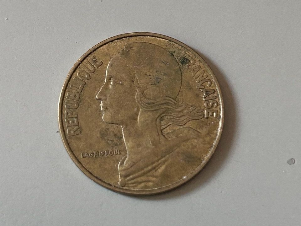 Alle Münzen: 20 centesimi di franco francese del 1978 – Gebraucht aus Giubiasco von LorisVale 1