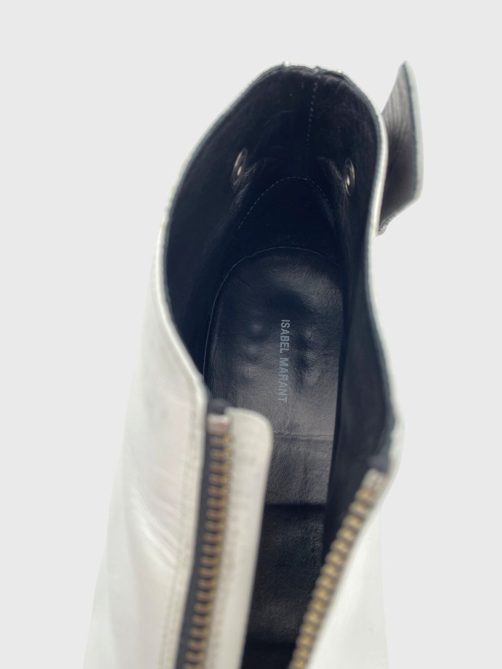 Isabel Marant Chaussures femmes: Isabel Marant Leder Ankle Boot EU 39 Weiß – D'occasion à Zürich par shoe_shop 7