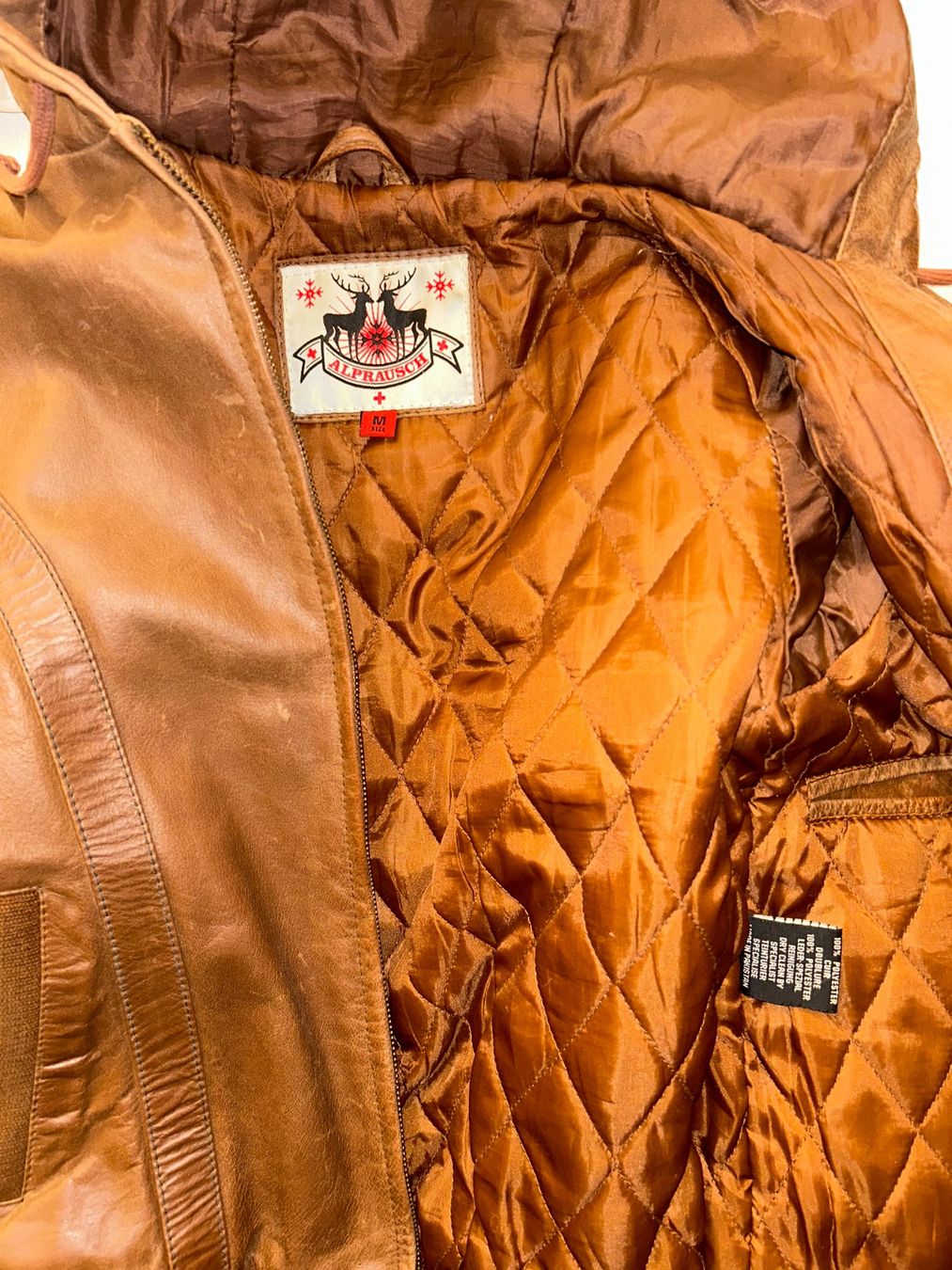 Alprausch Giacche: Lederjacke Alprausch Schweizer Marke – Usato da zürich venduto da Lexalexander 3