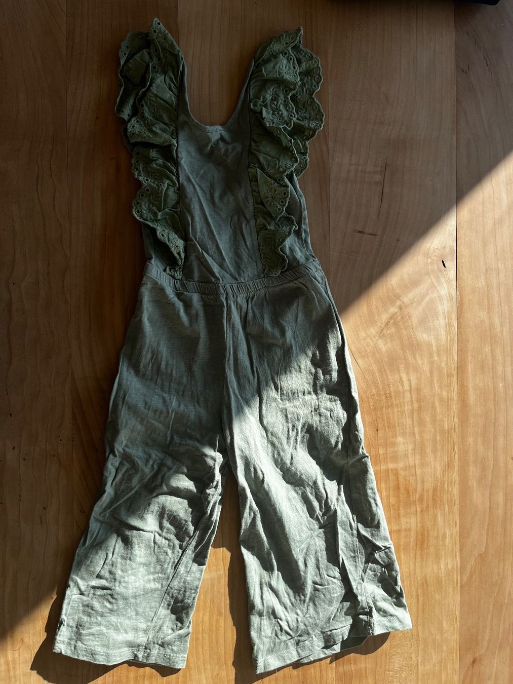 Tute: Mädchen-Jumpsuit, grün, Jersey, 7-8 jährig – Usato da Horw venduto da Pem1278