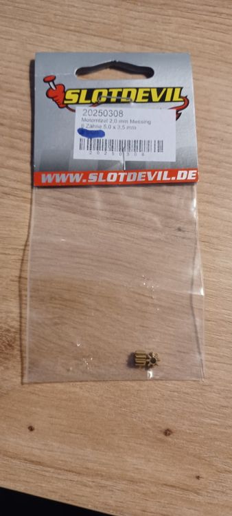 Slotdevil, Motorritzel 8z (Ø5.0x3.5mm), 2 Stk. (Neu (gemäss ...