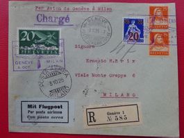 1925, VIGNETTE vom deutschen REICH "CONCORDIA" ungewöhnlich.