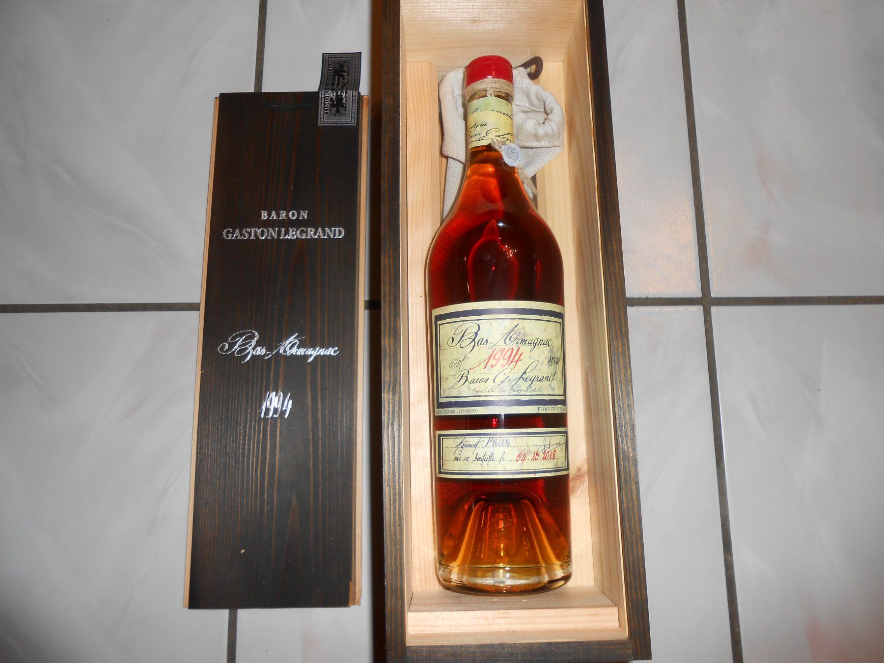 Spirituosen: Armagnac Baron Legrand 1994 dès155.- – Neu und originalverpackt aus Léchelles von guibus02