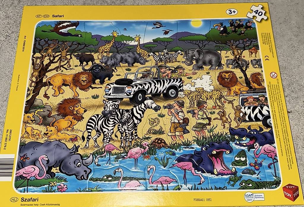 Puzzle: Puzzle Arche Noah und Safari – Usato da Buchs AG venduto da Cres3