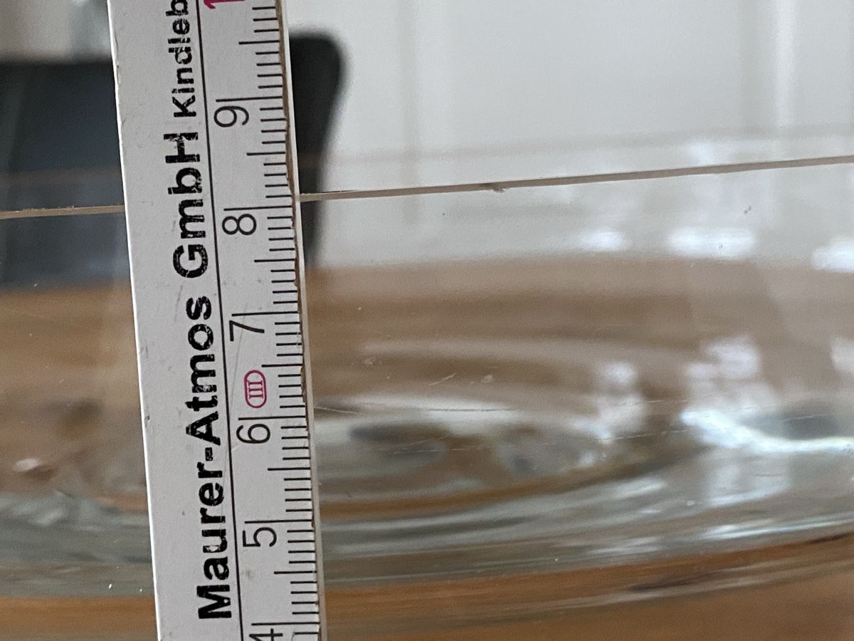 Schalen: Elegante, riesige Glasschale für Früchte oder Deko – Gebraucht aus St.Gallen von kingsamas 4