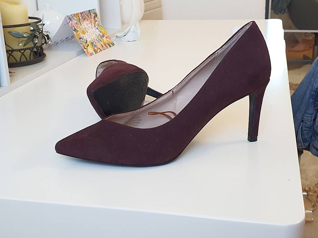 Scarpe da donna: Escarpins en daim bordeaux T37 H&M – Usato da Epalinges venduto da bel_6tzk 2