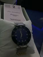 Neupreis 359.-Primex Swiss Made Quartz blau silber neuwertig