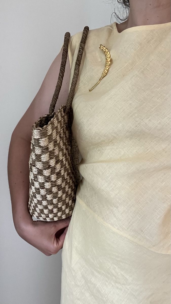 Taschen für Damen: RATTAN ORNAMENT SHOULDER HANDBAG – Neu (gemäss Beschreibung) aus Lugano von yul_fhg2 1