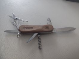 Victorinox Delemont Offiziersmesser Holzgriff - Top Zustand!