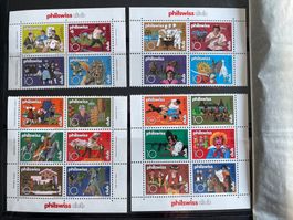 20 vignettes Philswiss découpées