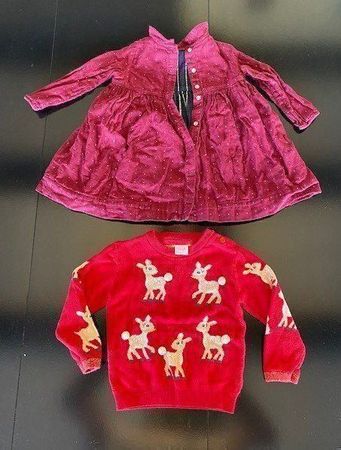 Pullover & Kleid / Kleid: Petit Bateau Gr. 80