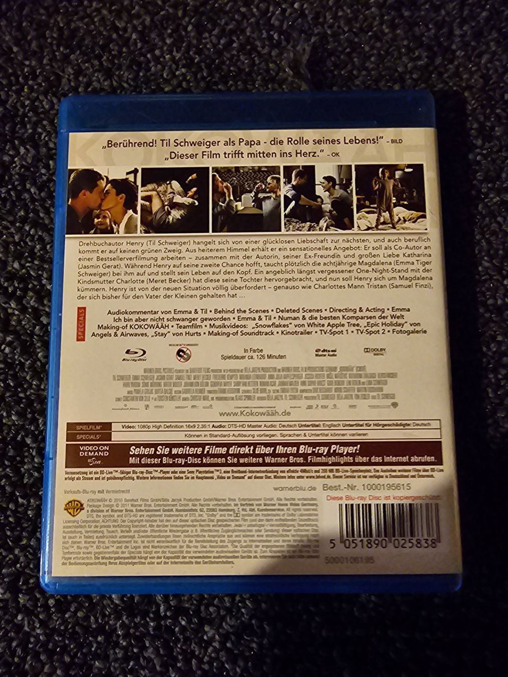 Tutti i DVDs: Kokowääh Blu-ray Til Schweiger Emma Schweiger – Usato da Ruswil venduto da jan_bxl5 1