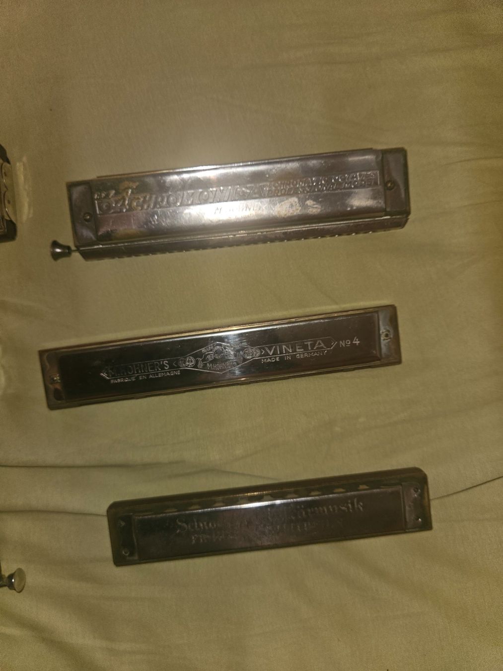 Hohner Musikinstrumente: 6 alte Mundharmonikas – Gebraucht aus Basel von FirstClass4000 4