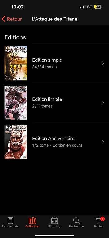 Fumetti: Attaque des titans 1-34 lot complet  – Usato da St-Prex venduto da eth_5jrn 1
