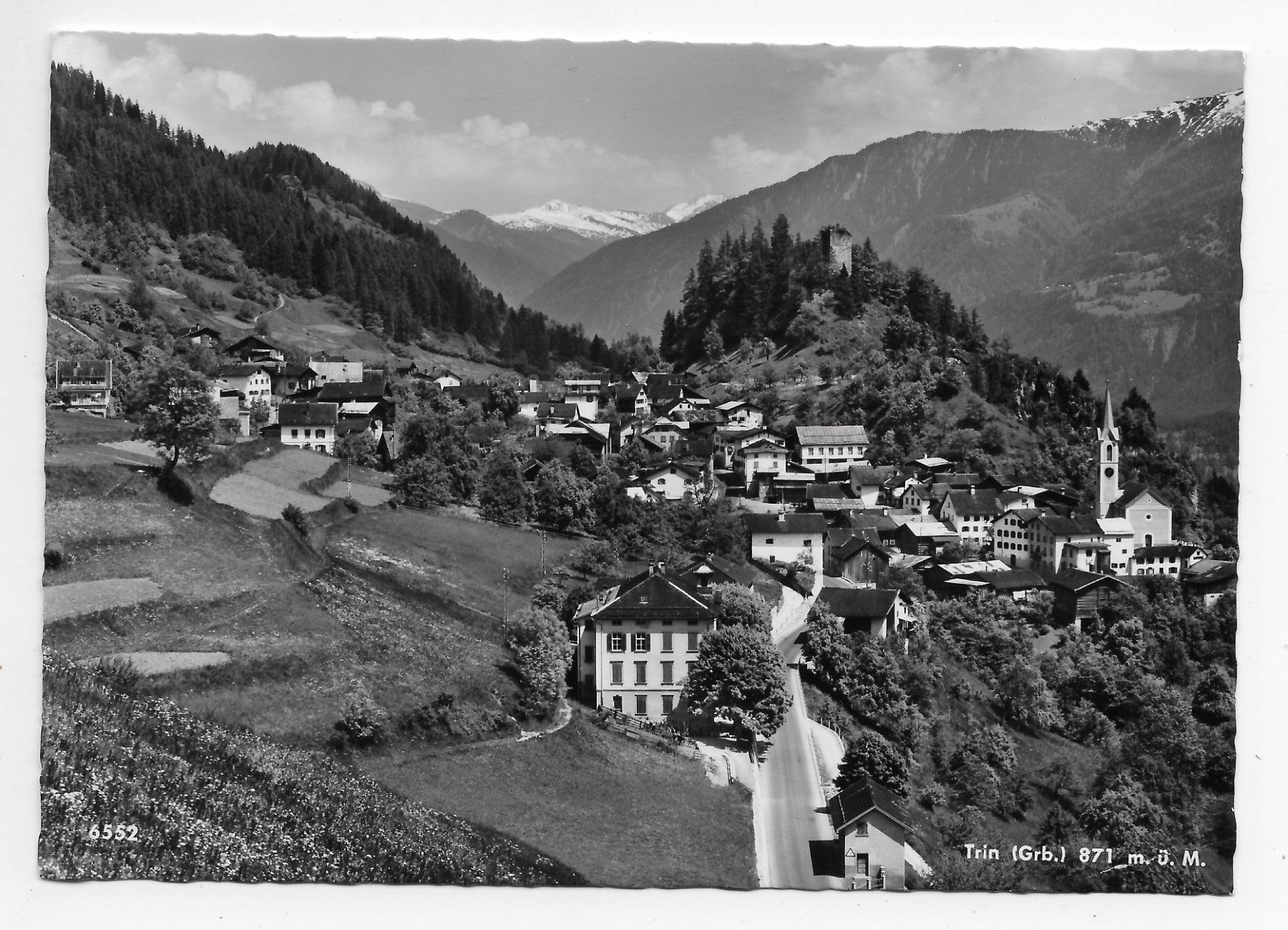 Cartoline postali: Ansicht von Trin – Usato da Hefenhofen venduto da Richsalz