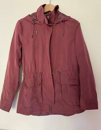 ONLY Jacke, Gr. M., dunkelrosa/beere
