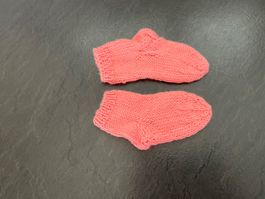 Handgestrickte Baby-Söckli Kinder-Socken Gr.18 Fusslänge 11,