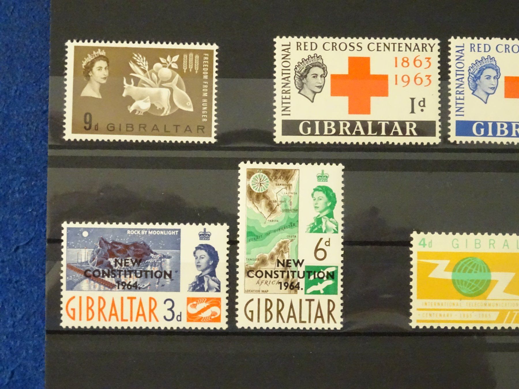 Tutti i francobolli: GIBRALTAR postfrische Briefmarken 1963-1965 – Nuovo (secondo la descrizione) da Schliern b. Köniz venduto da Djbubu 1