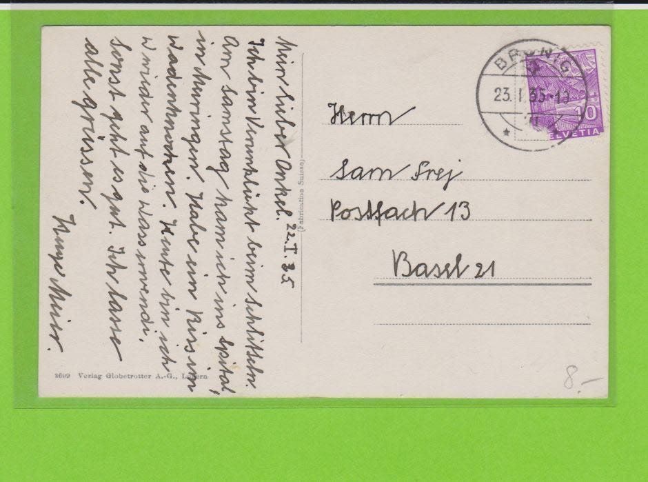 Cartoline postali: Wasserwendi - alte Ansichtskarte von1935 – Usato da Vitznau venduto da Ropaku 1