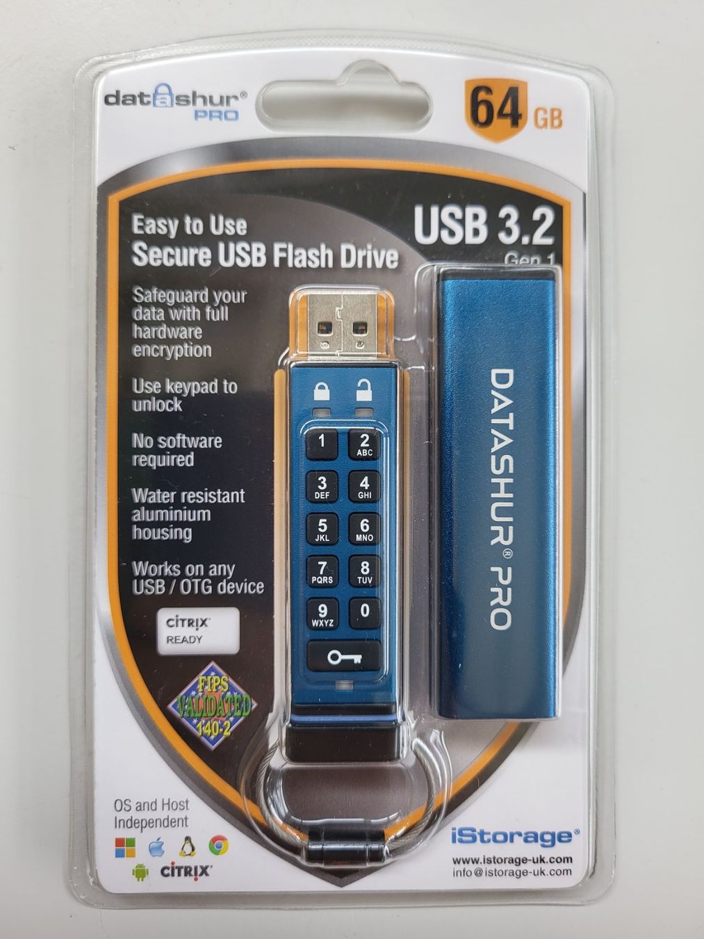 USB Sticks: Datashure Pro Secure USB Flash Drive 64 GB – Neuf avec emballage d'origine à Brügg BE par POU-BELLE