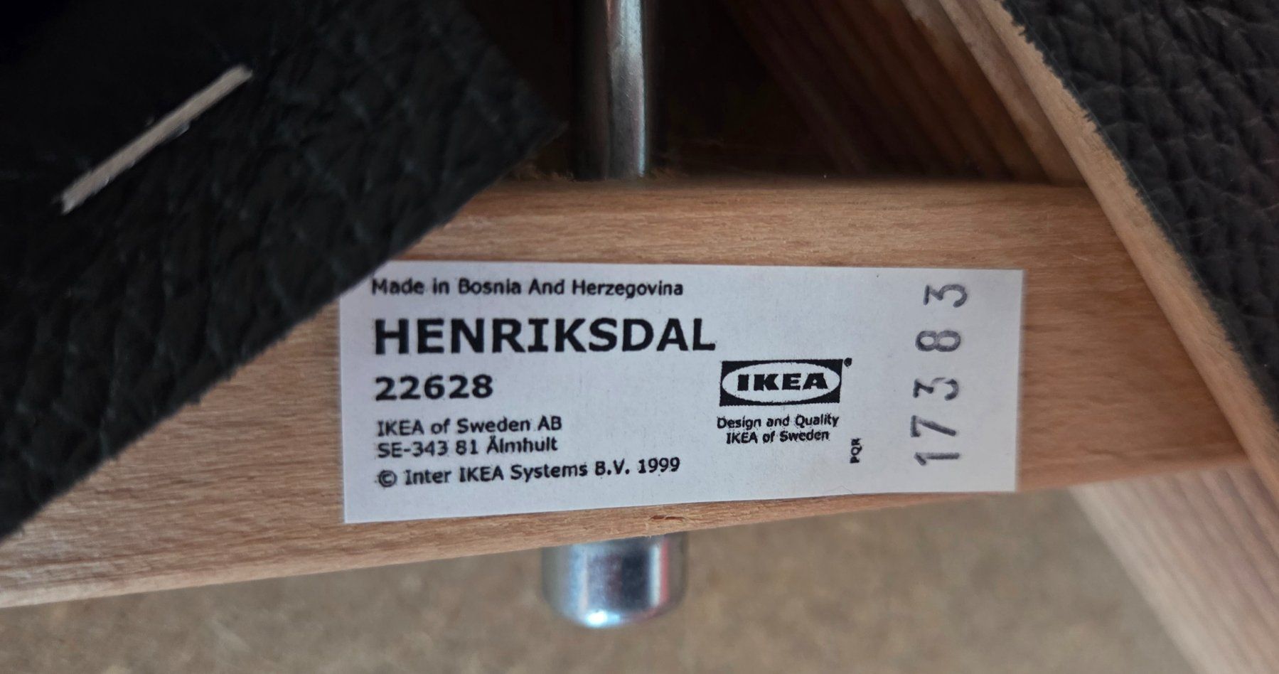 Ikea Chaises hautes: 2 Ikea Barhocker "Henriksdal" – D'occasion à Kottwil par Gogii 2