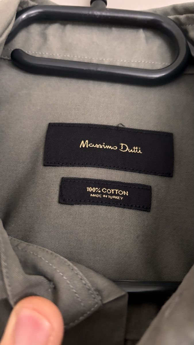 Massimo Dutti Camicie: Chemise Massimo Dutti kaki, taille M – Nuovo (secondo la descrizione) da Alle venduto da Valentin.Goffinet 1