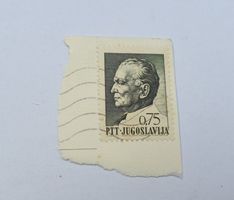 Briefmarke gestempelt Jugoslawien