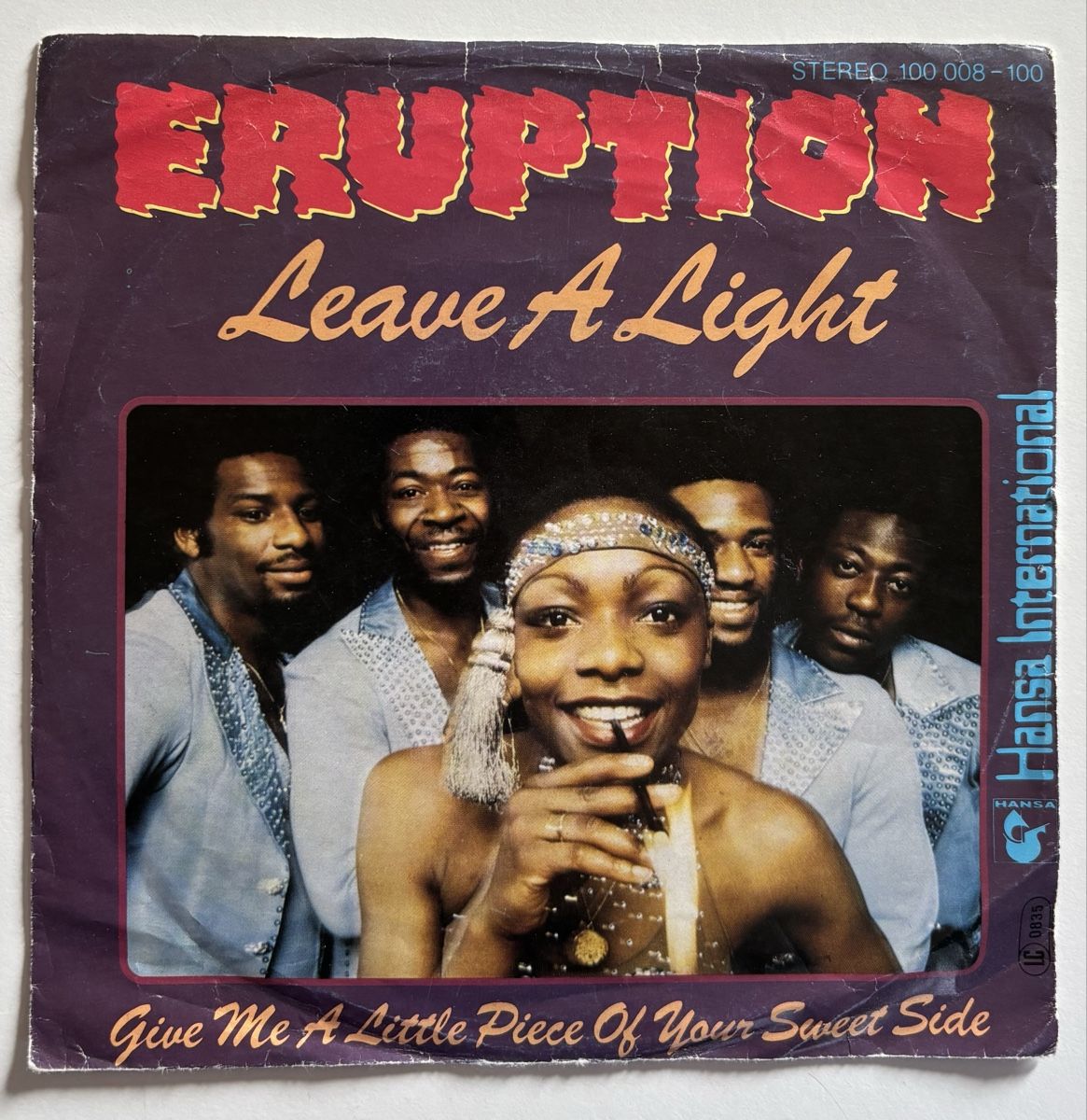 Dischi in vinile: Eruption - Leave A Light - 45 VG+/VG+ – Usato da Neuchâtel venduto da Deivid2