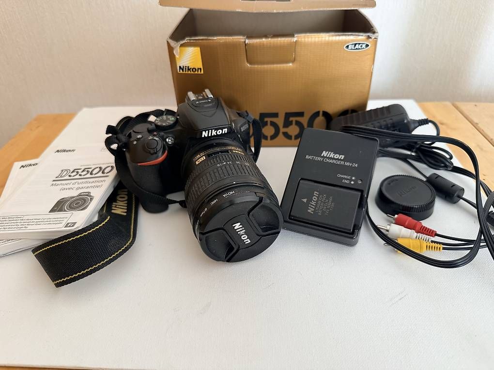 Kamera: Nikon D5500, Objectif, 2 batteries – Gebraucht aus Lausanne von fynou 1