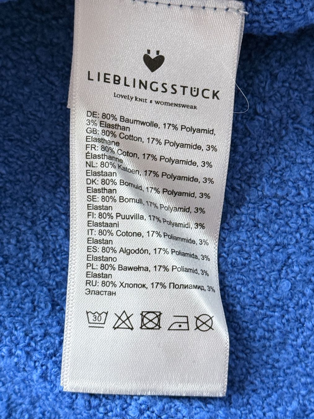 Lieblingsstück Maglioni & Felpe: LIEBLINGSSTÜCK Pullover blau – Nuovo (secondo la descrizione) da Jona venduto da Be4 2