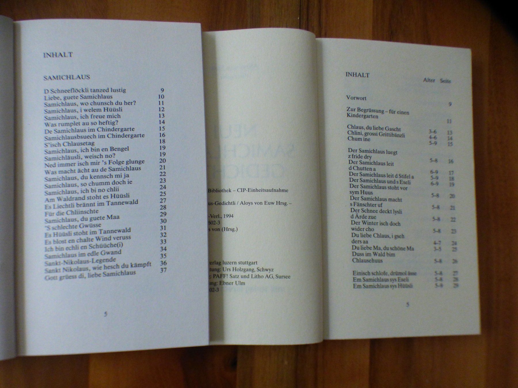 Livres: Samichlous Värsli – D'occasion à Münchenbuchsee par enzian59 2