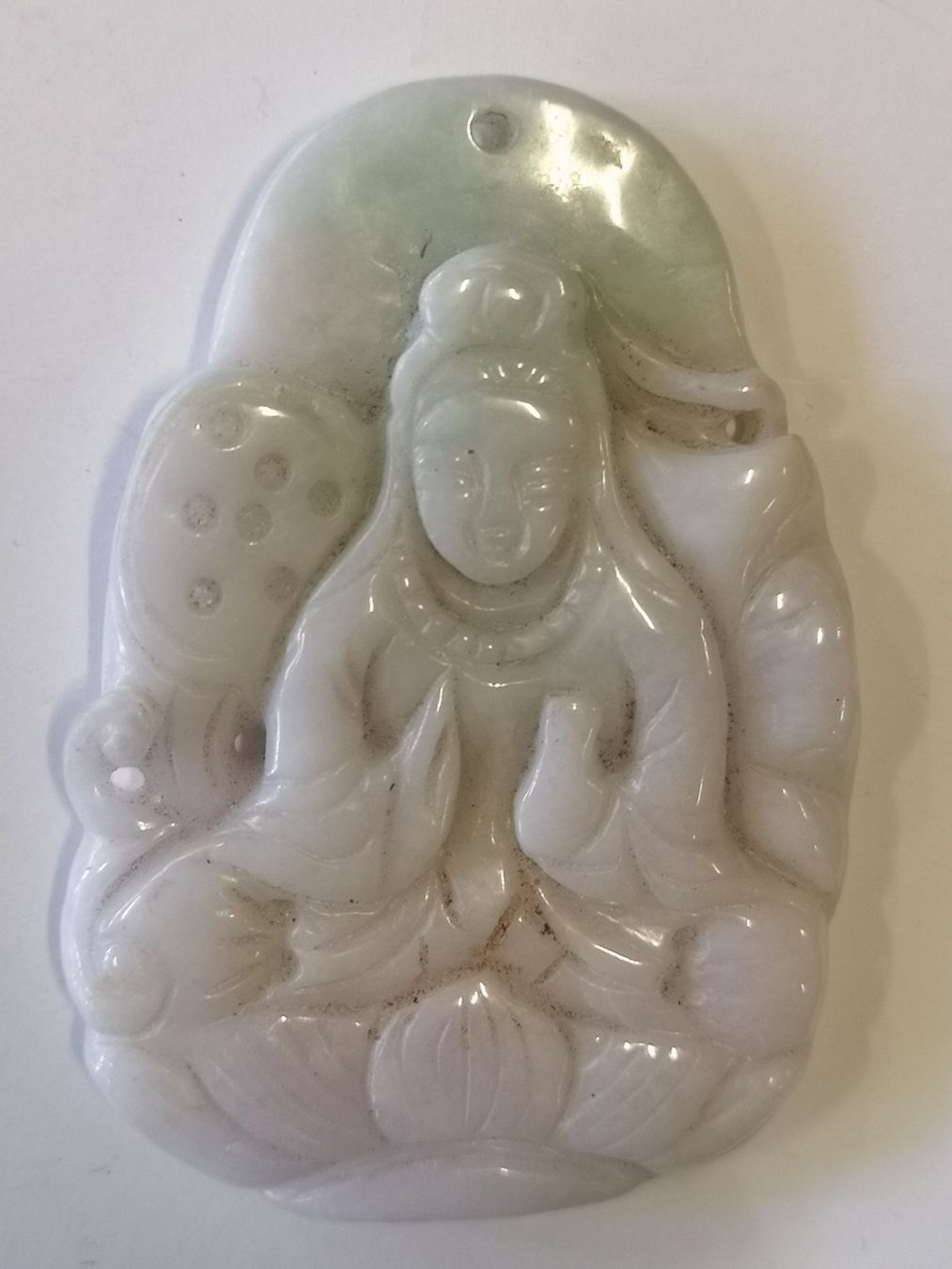 Statuette: alter Antiker Jade Figur Buddha Amulett Schutz Glücksbringer – Nuovo (secondo la descrizione) da Kloten venduto da Asiatica 1