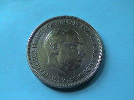 50 Pesetas - Spanien - Franco - 1957