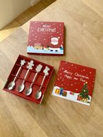 Christmas Gif box with spoons and card
