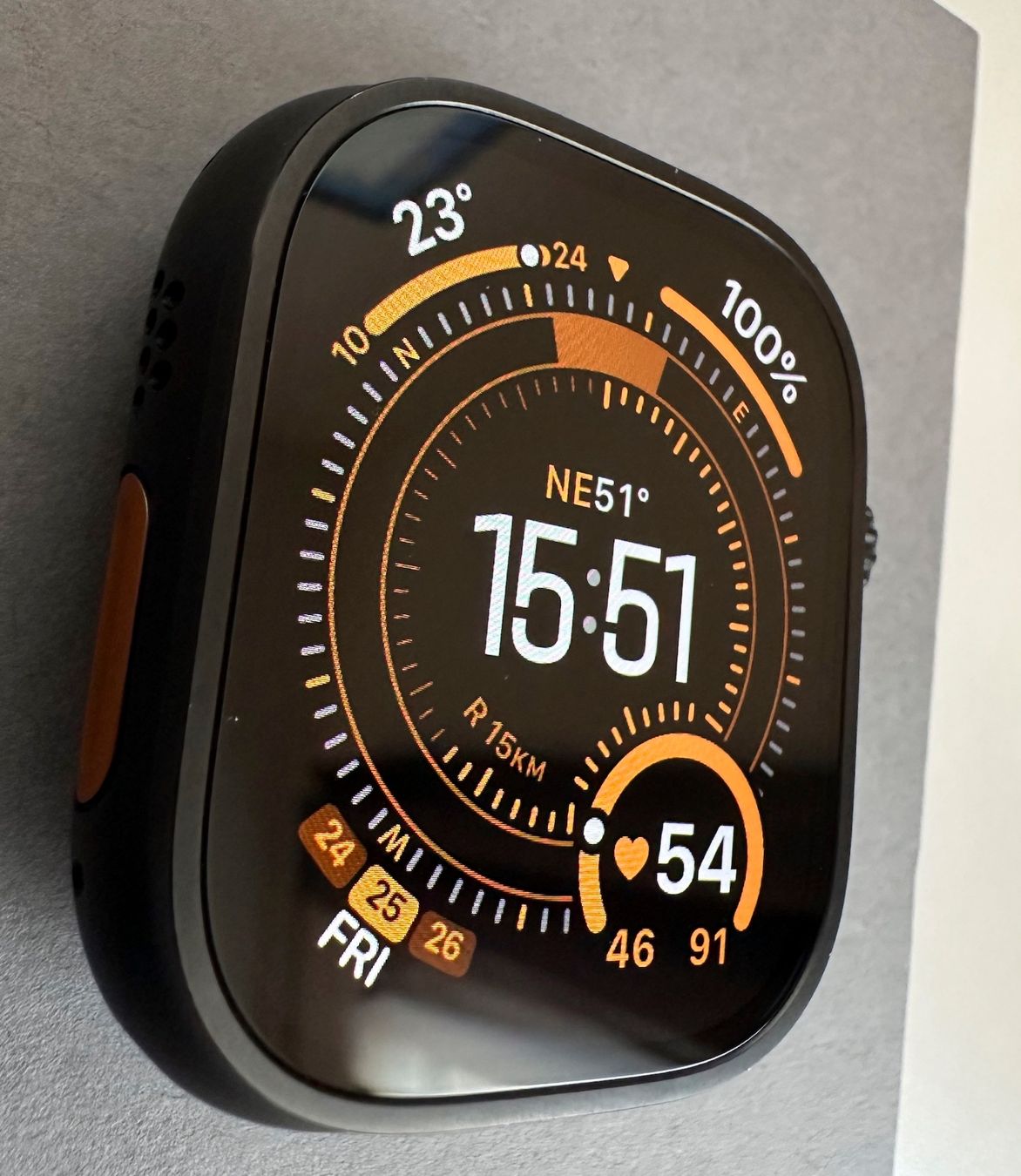 Apple Smartwatch: Apple Watch Ultra 3 | Black Trail Loop | 98% Battery – Usato da Bernex venduto da Acronychal 3