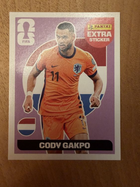Extra Sticker Purple Panini World Cup WM 26 Gakpo (Neu (gemäss ...