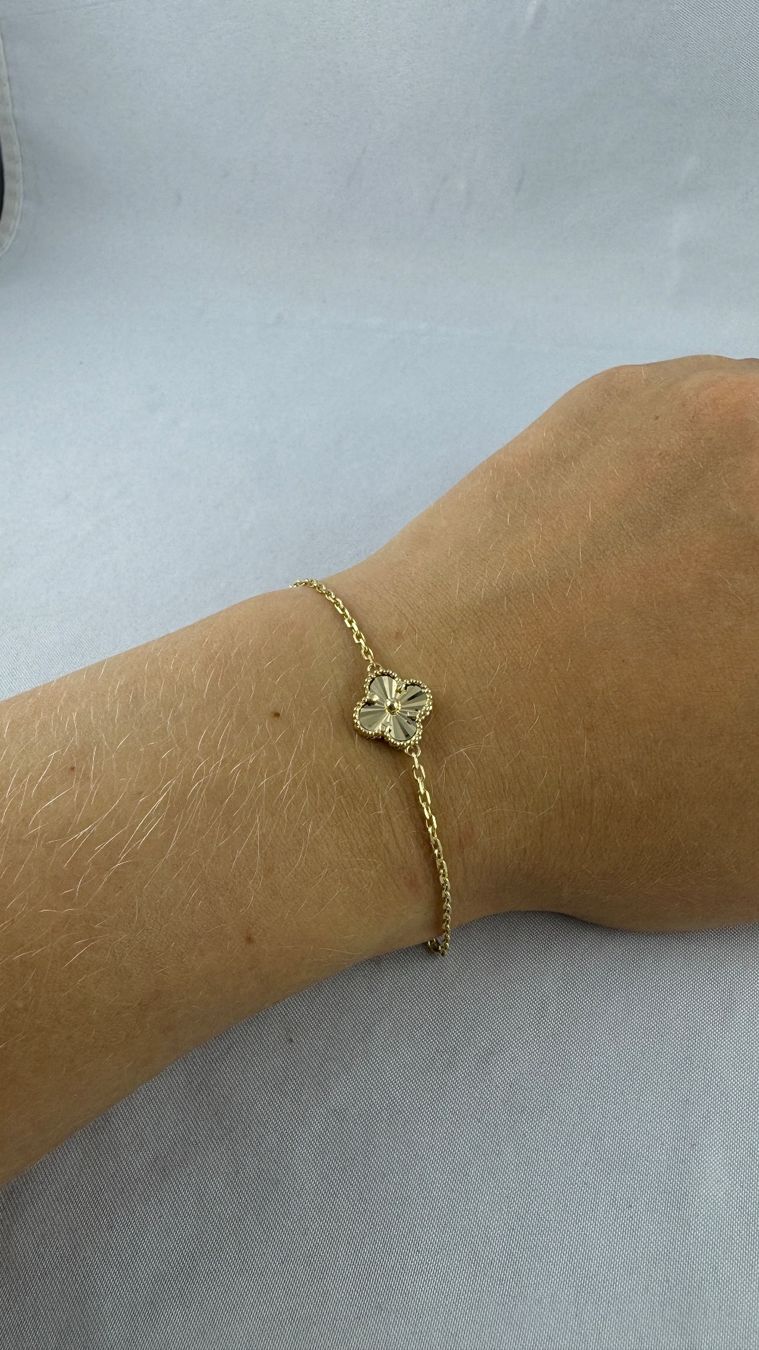 Bracciali & Braccialetti: Armkette in 585 Gold / 14 Karat – Nuovo (secondo la descrizione) da kreuzlingen venduto da fantasy_schmuck 4