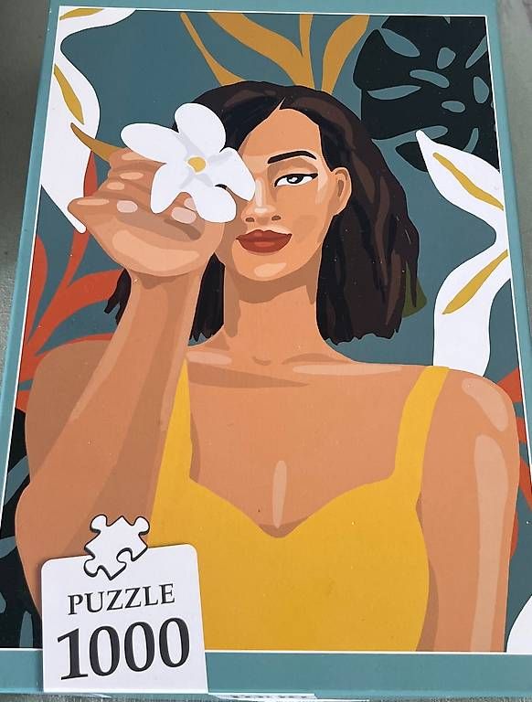 Puzzle: Puzzle Blumenfrau 1x benutzt – Usato da Belp venduto da Lalaisland