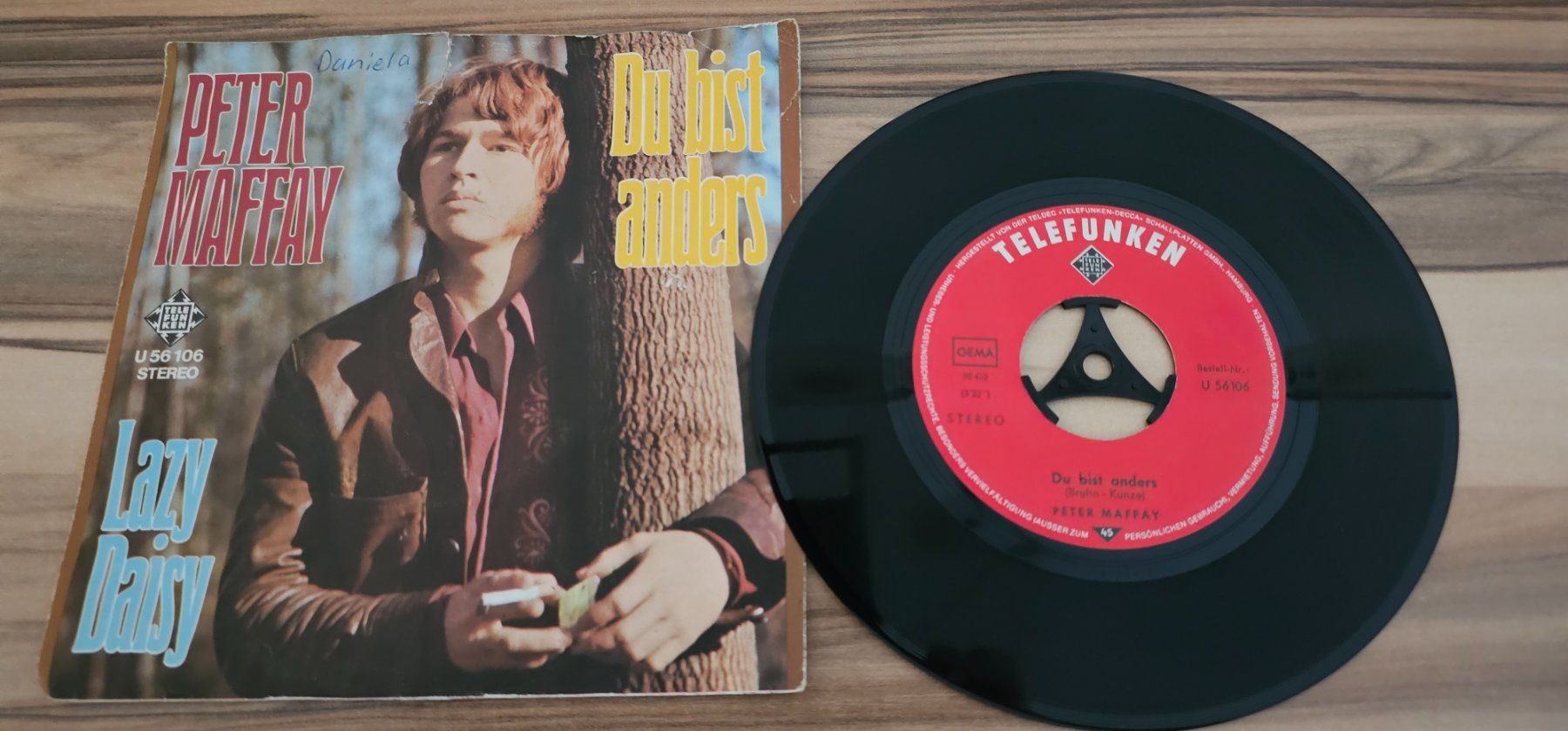 Vinyles: Peter Maffay- Du bist anders/ Vinyl Single – D'occasion à Geuensee par jes_9xyk