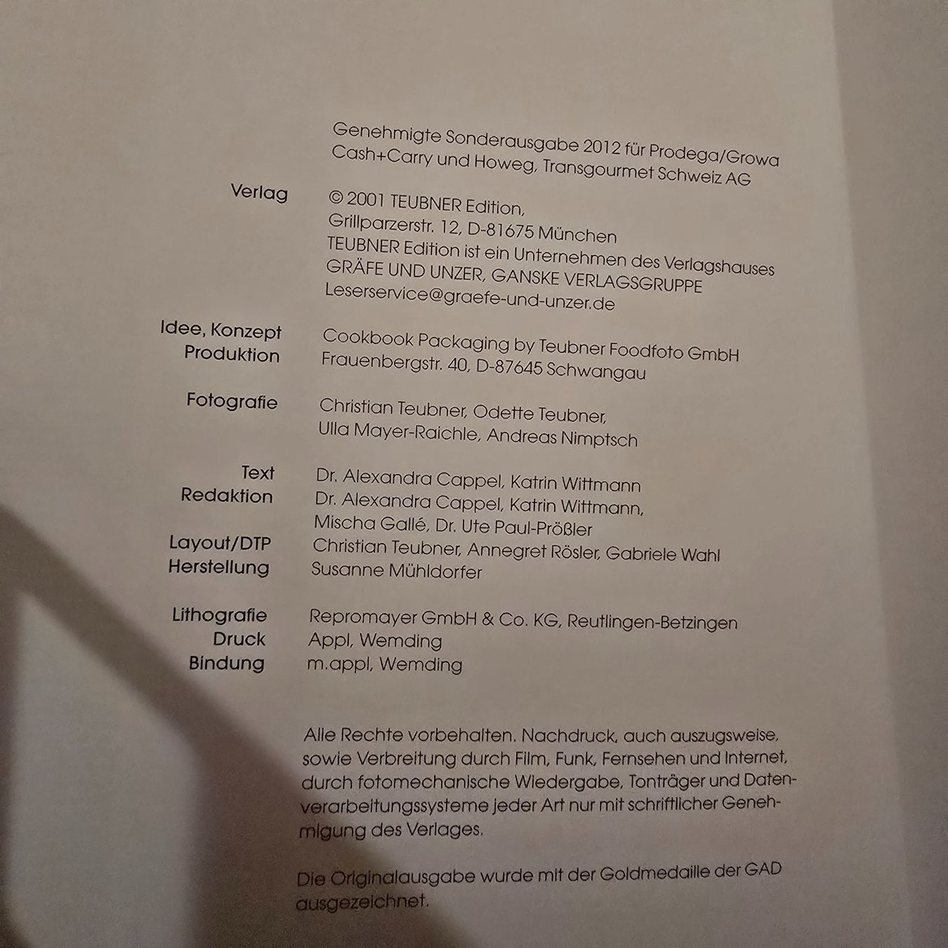 Libri: Kochbuch Teubner - Food – Usato da Büttikon AG venduto da Amineah 2